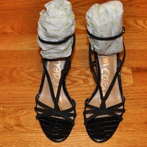 Black strappy sandals